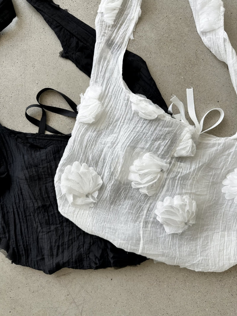 Dress U - Korean Women Fashion - #momslook - Floral Cloth Bag - 4