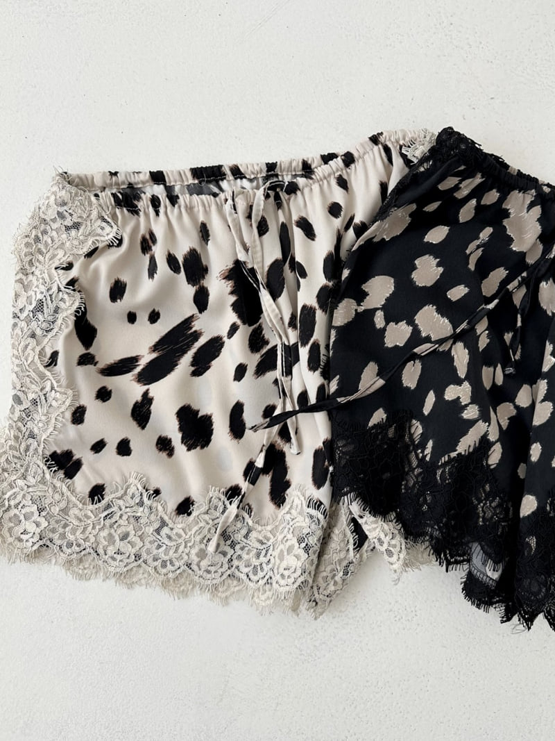 Dress U - Korean Women Fashion - #womensfashion - Leopard Lace Pants - 11