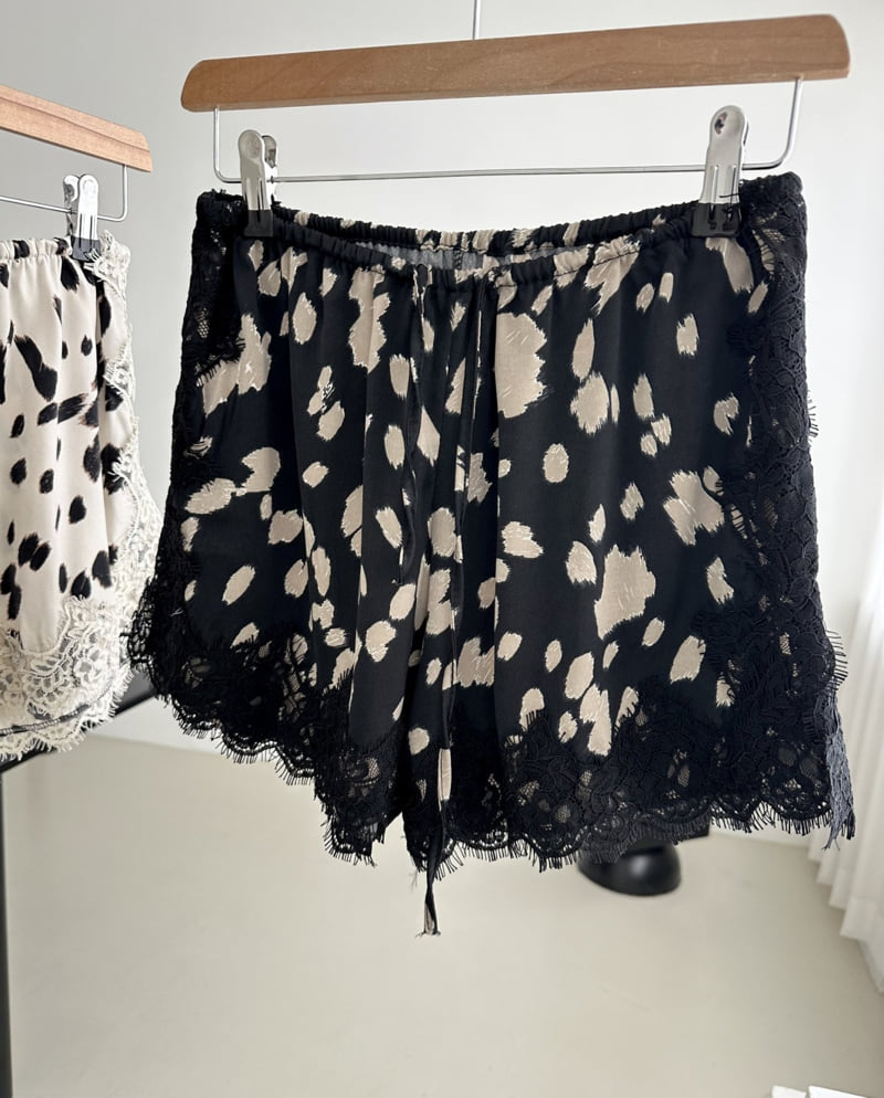 Dress U - Korean Women Fashion - #womensfashion - Leopard Lace Pants - 9