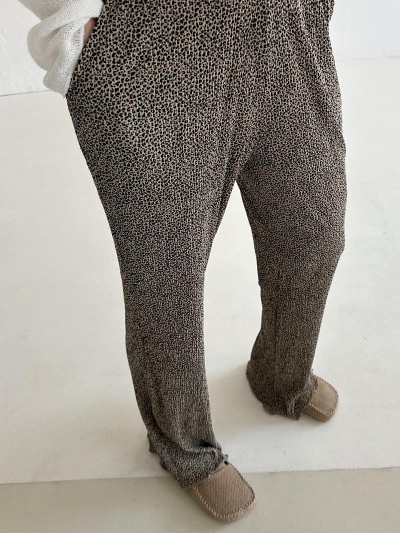 Dress U - Korean Women Fashion - #womensfashion - Leopard Wave Pants - 10