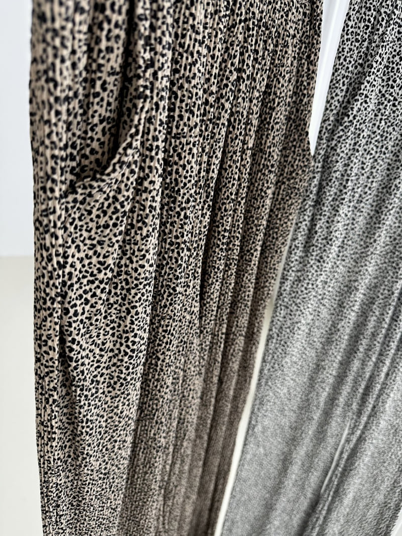 Dress U - Korean Women Fashion - #womensfashion - Leopard Wave Pants - 6
