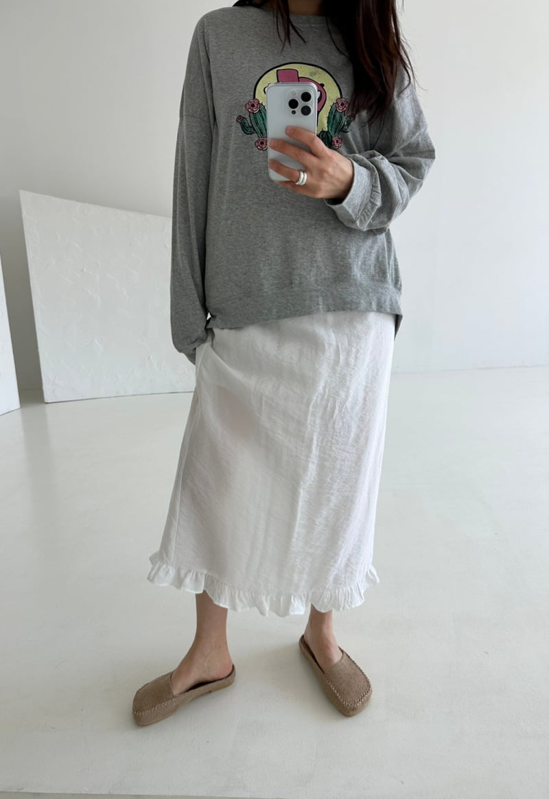 Dress U - Korean Women Fashion - #womensfashion - Satin Shirring Skirt - 11