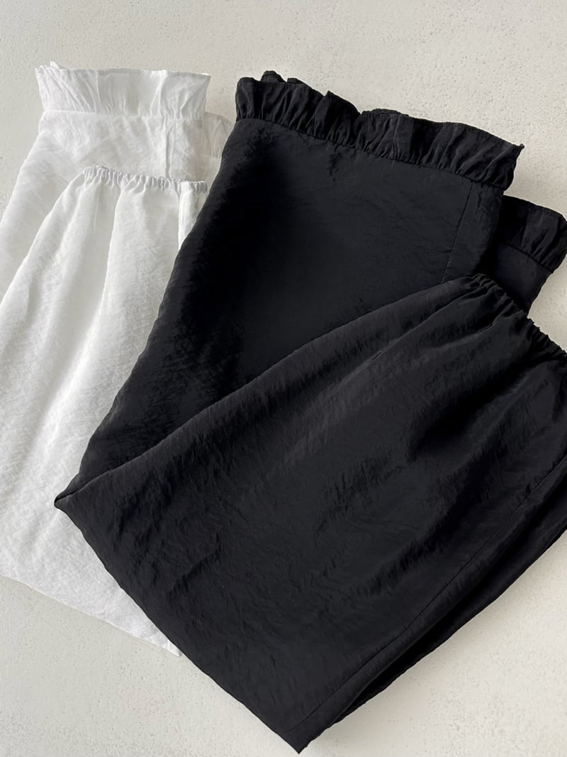 Dress U - Korean Women Fashion - #womensfashion - Satin Shirring Skirt - 5