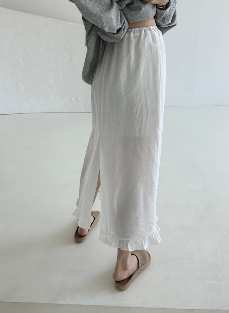 Dress U - Korean Women Fashion - #womensfashion - Satin Shirring Skirt - 9