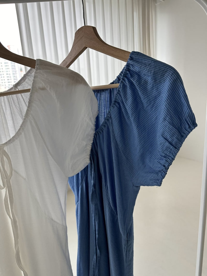 Dress U - Korean Women Fashion - #womensfashion - Marine Strap One-Piece - 2