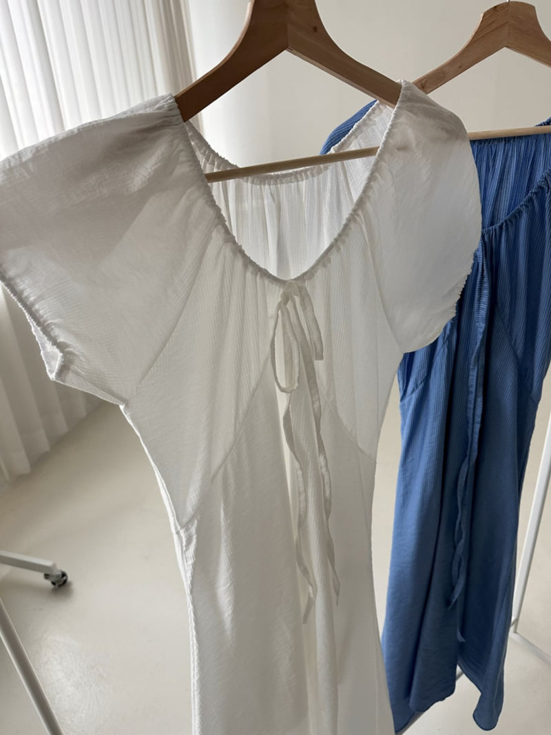 Dress U - Korean Women Fashion - #momslook - Marine Strap One-Piece - 4