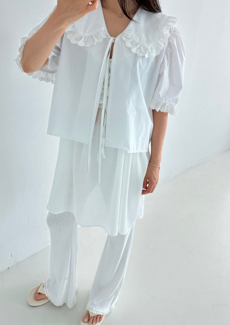 Dress U - Korean Women Fashion - #womensfashion - Layered Shirring One-Piece - 9