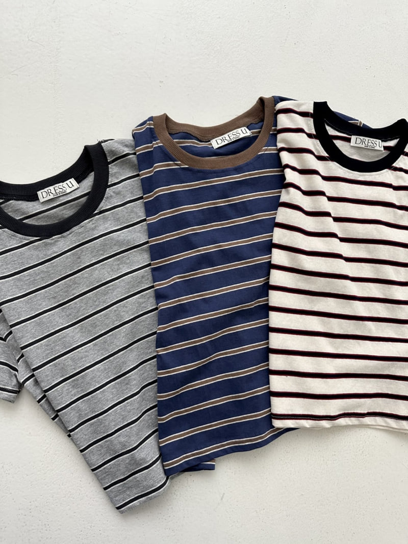 Dress U - Korean Women Fashion - #womensfashion - Color Collar Tee