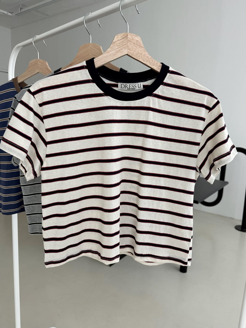 Dress U - Korean Women Fashion - #womensfashion - Color Collar Tee - 3