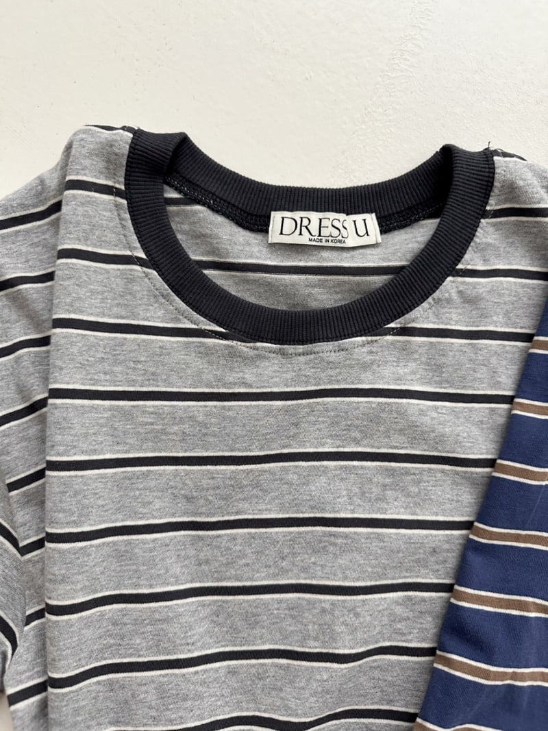 Dress U - Korean Women Fashion - #womensfashion - Color Collar Tee - 5