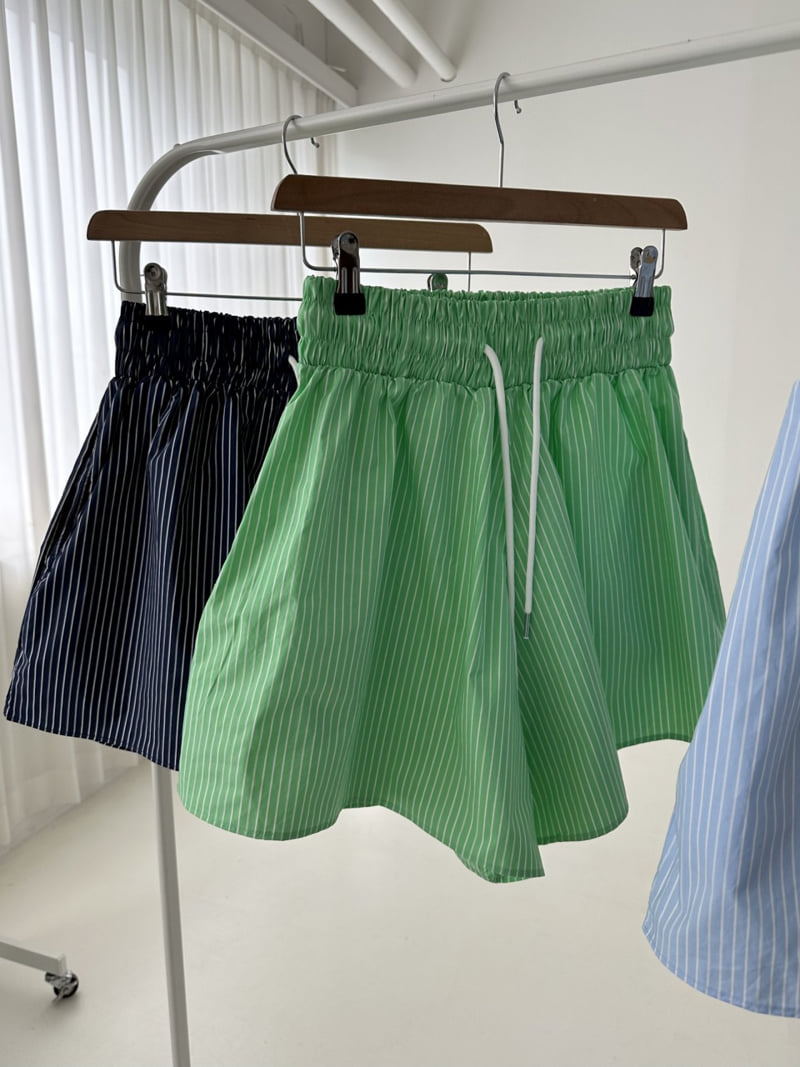 Dress U - Korean Women Fashion - #womensfashion - Crisp Stripe Skort - 5