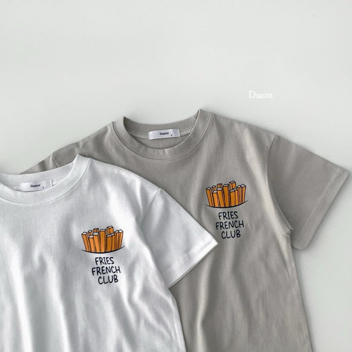 Dsaint - Korean Children Fashion - #Kfashion4kids - French Fries Tee