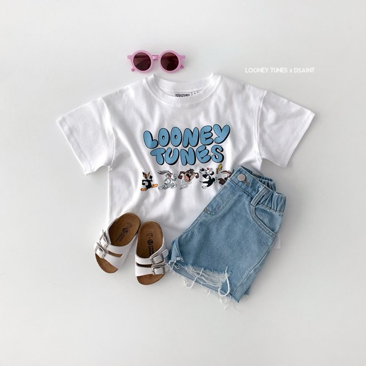 Dsaint - Korean Children Fashion - #Kfashion4kids - Looney Friends Tee - 11