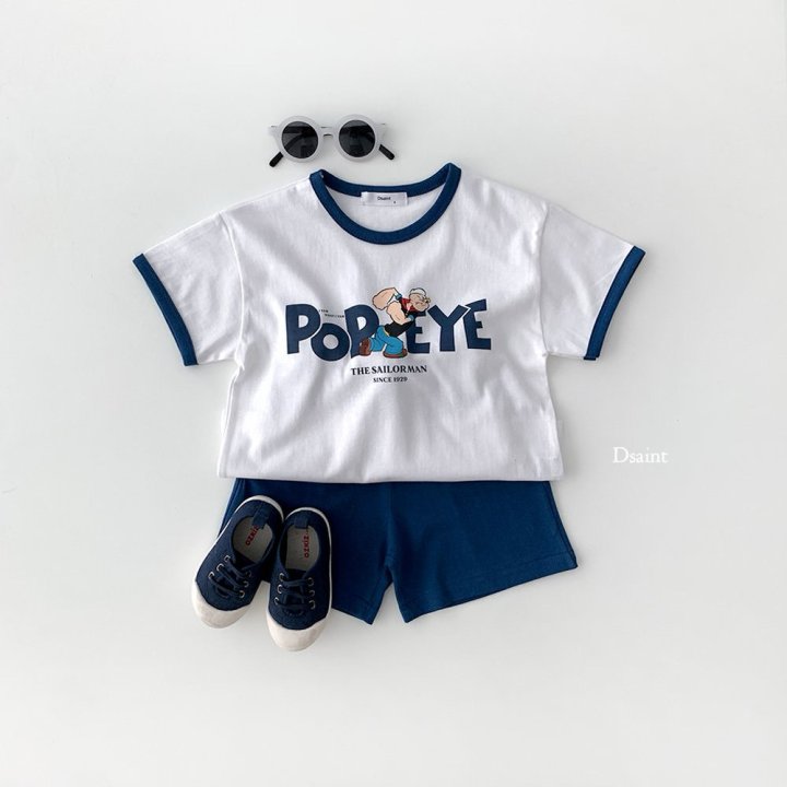 Dsaint - Korean Children Fashion - #Kfashion4kids - Popeye Ribbed Set - 9