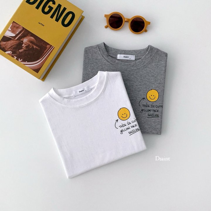 Dsaint - Korean Children Fashion - #kidzfashiontrend - Arrow Smile Tee - 4