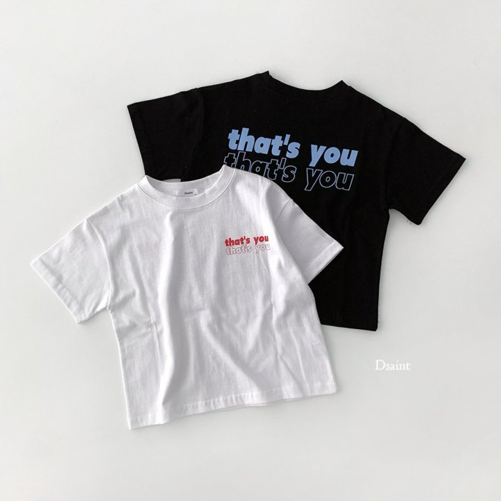 Dsaint - Korean Children Fashion - #childofig - Thanks You Short Sleeve Tee
