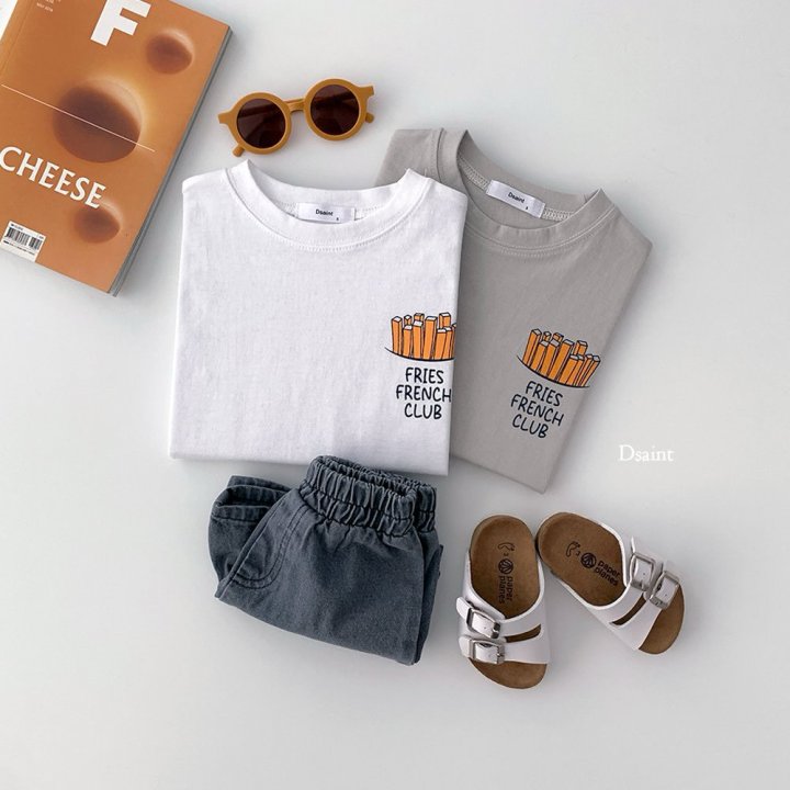 Dsaint - Korean Children Fashion - #childofig - French Fries Tee - 6