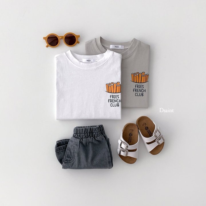 Dsaint - Korean Children Fashion - #childofig - French Fries Tee - 7
