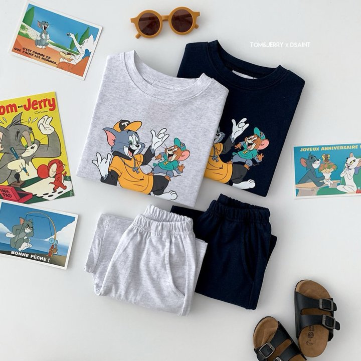 Dsaint - Korean Children Fashion - #childofig - Up Up Tom Jerry Set - 5
