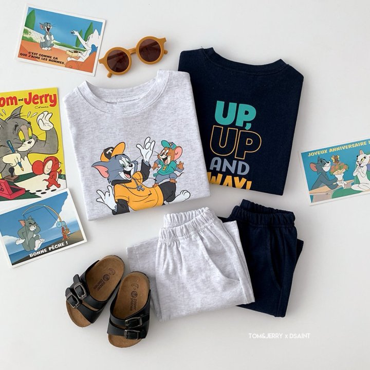 Dsaint - Korean Children Fashion - #childofig - Up Up Tom Jerry Set - 6