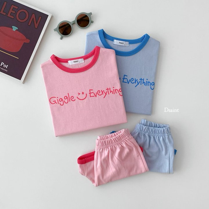 Dsaint - Korean Children Fashion - #childofig - G Everything Ribbed Set - 3