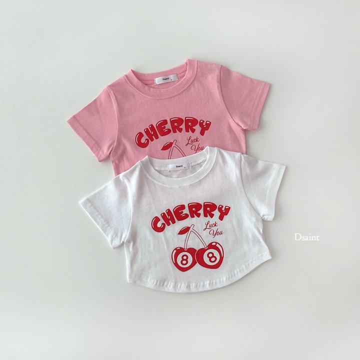 Dsaint - Korean Children Fashion - #childofig - 88 Cherry Tee