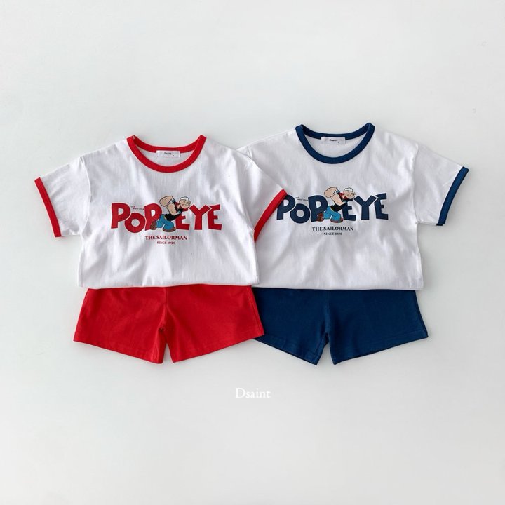 Dsaint - Korean Children Fashion - #childofig - Popeye Ribbed Set