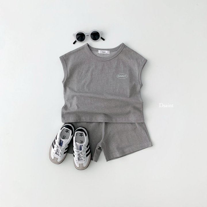 Dsaint - Korean Children Fashion - #childofig - Comma Pig Sleeveless Set - 8