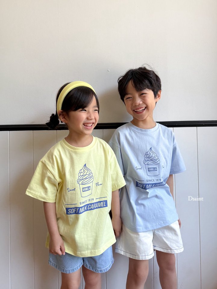 Dsaint - Korean Children Fashion - #childrensboutique - Soft Milk Tee - 10