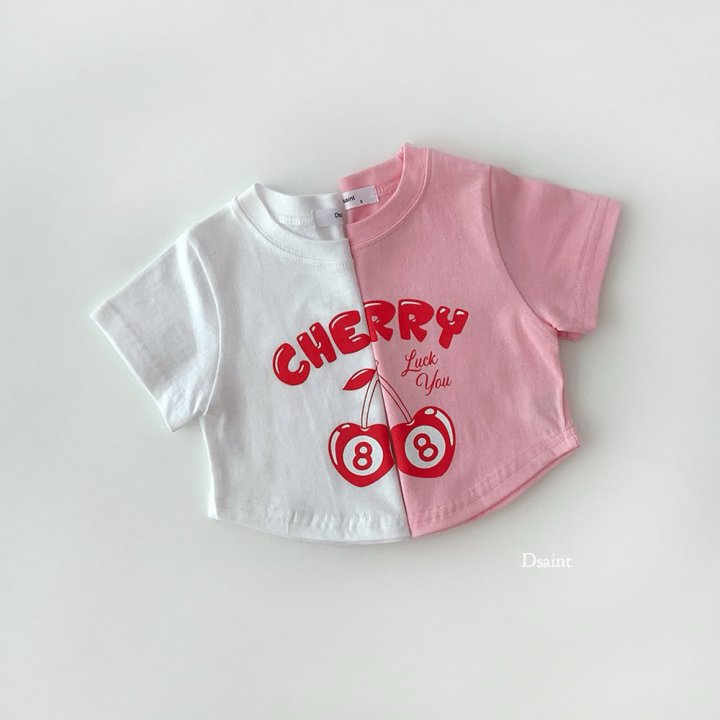 Dsaint - Korean Children Fashion - #childrensboutique - 88 Cherry Tee - 3