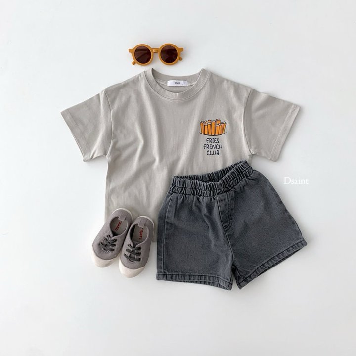 Dsaint - Korean Children Fashion - #designkidswear - French Fries Tee - 9