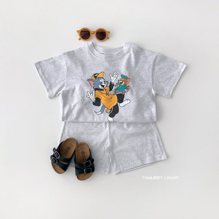 Dsaint - Korean Children Fashion - #designkidswear - Up Up Tom Jerry Set - 8