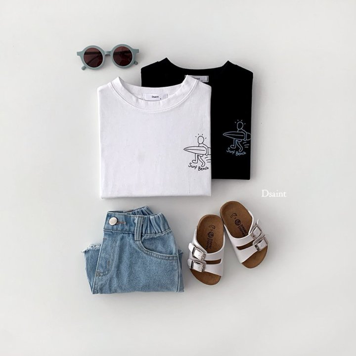 Dsaint - Korean Children Fashion - #designkidswear - Surfer Beach Tee - 7