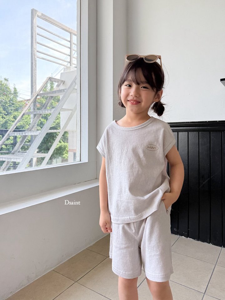 Dsaint - Korean Children Fashion - #designkidswear - Comma Pig Sleeveless Set - 10