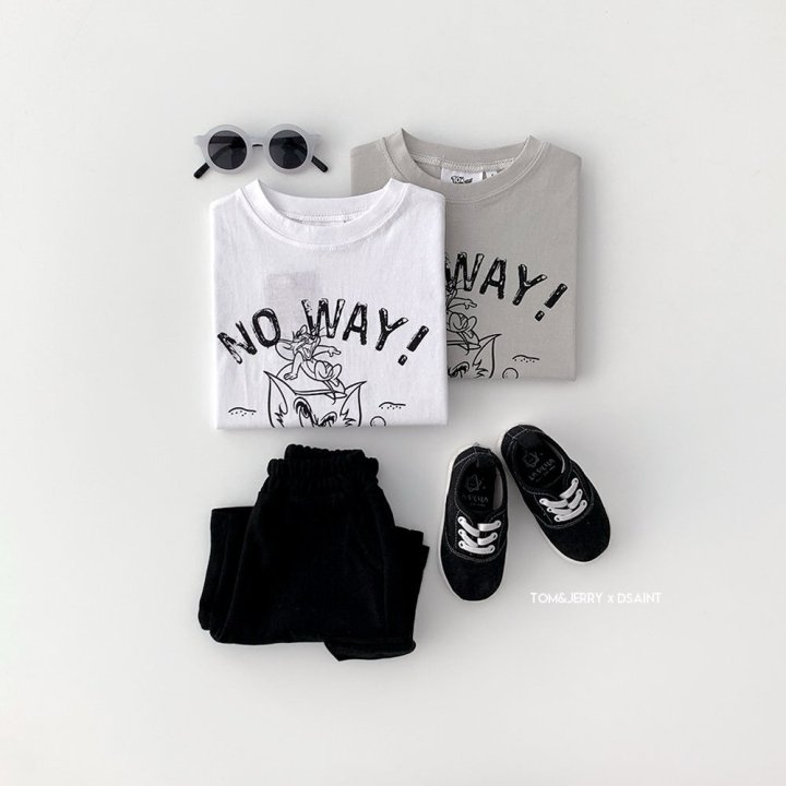 Dsaint - Korean Children Fashion - #designkidswear - No Way Tom Jerry Tee - 6