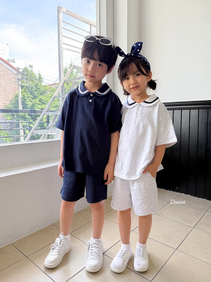 Dsaint - Korean Children Fashion - #discoveringself - Sailor Top Bottom Set - 7