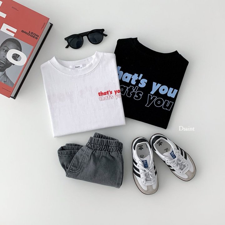 Dsaint - Korean Children Fashion - #designkidswear - Thanks You Short Sleeve Tee - 4