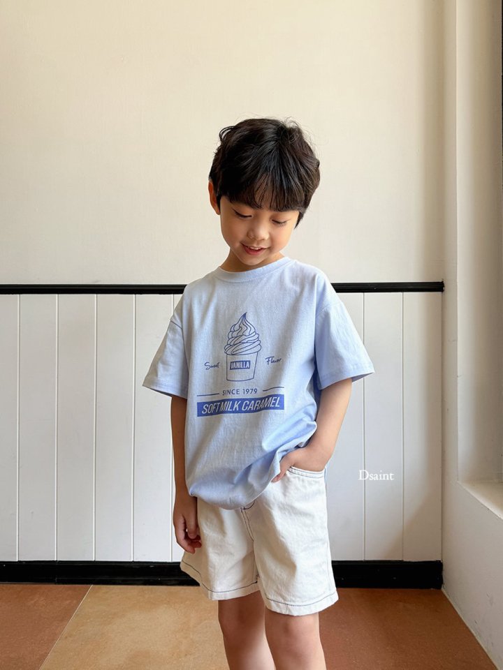Dsaint - Korean Children Fashion - #discoveringself - Soft Milk Tee - 12