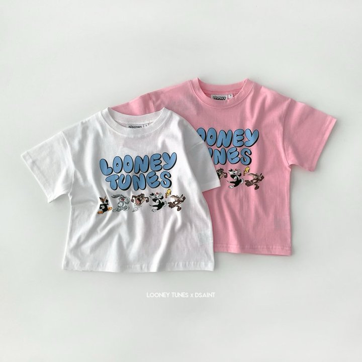 Dsaint - Korean Children Fashion - #discoveringself - Looney Friends Tee - 6