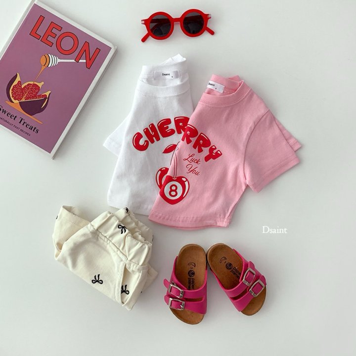 Dsaint - Korean Children Fashion - #discoveringself - 88 Cherry Tee - 5