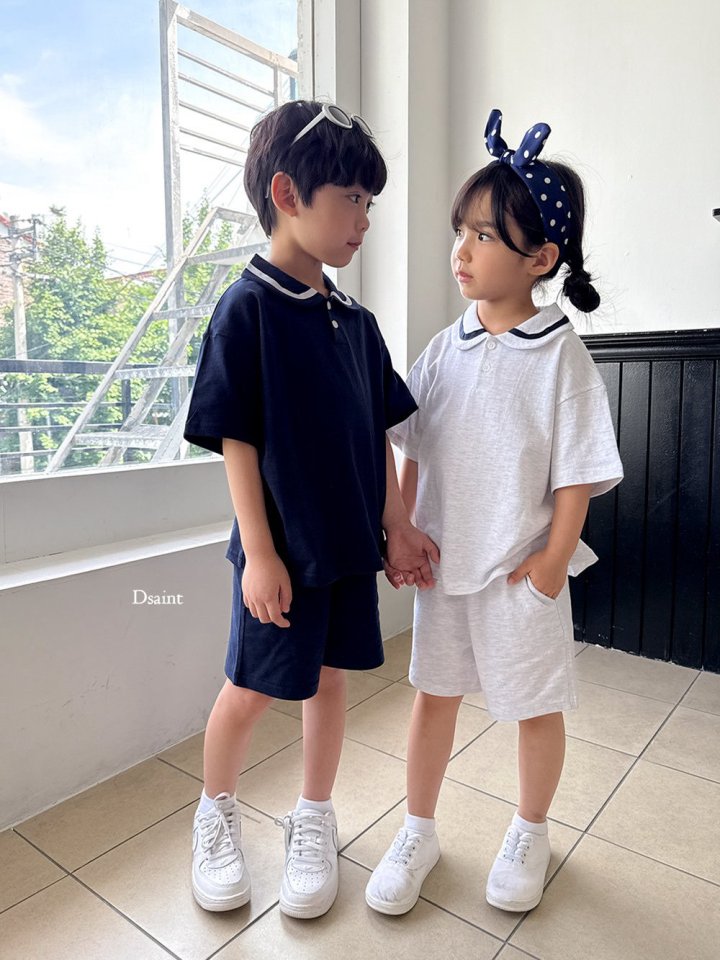 Dsaint - Korean Children Fashion - #fashionkids - Sailor Top Bottom Set - 8