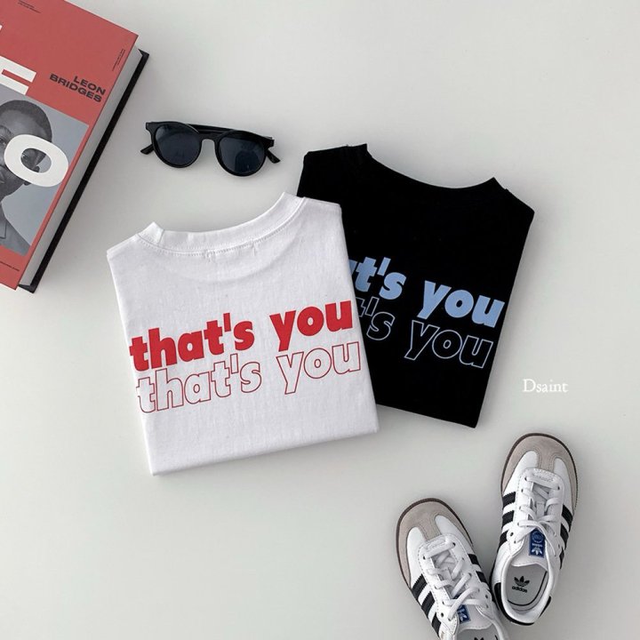Dsaint - Korean Children Fashion - #fashionkids - Thanks You Short Sleeve Tee - 5