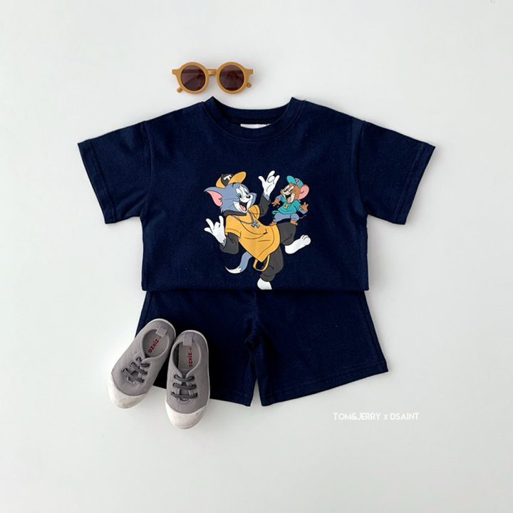 Dsaint - Korean Children Fashion - #fashionkids - Up Up Tom Jerry Set - 10