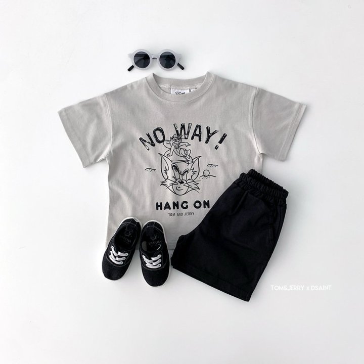 Dsaint - Korean Children Fashion - #fashionkids - No Way Tom Jerry Tee - 8