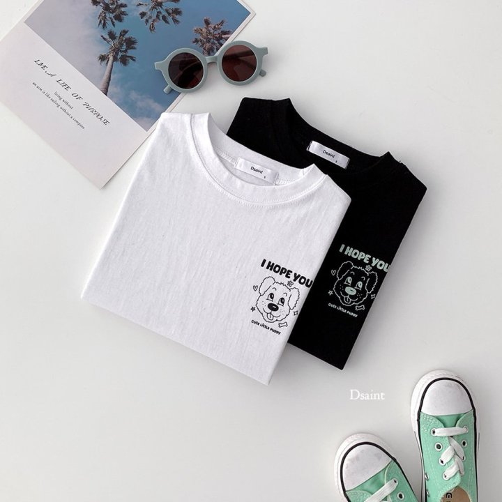 Dsaint - Korean Children Fashion - #fashionkids - I Hope Puppy Tee - 5