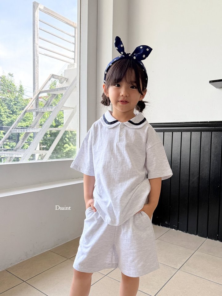 Dsaint - Korean Children Fashion - #kidsshorts - Sailor Top Bottom Set - 9