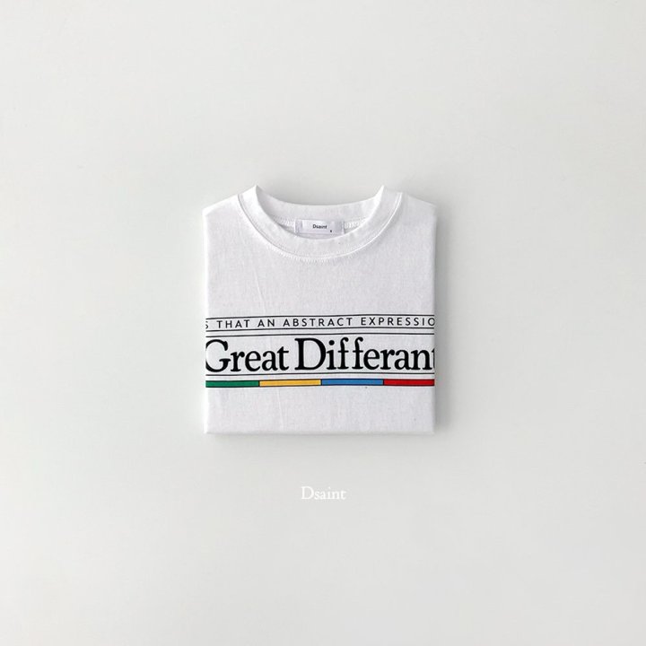Dsaint - Korean Children Fashion - #kidsshorts - Great Different Tee - 3