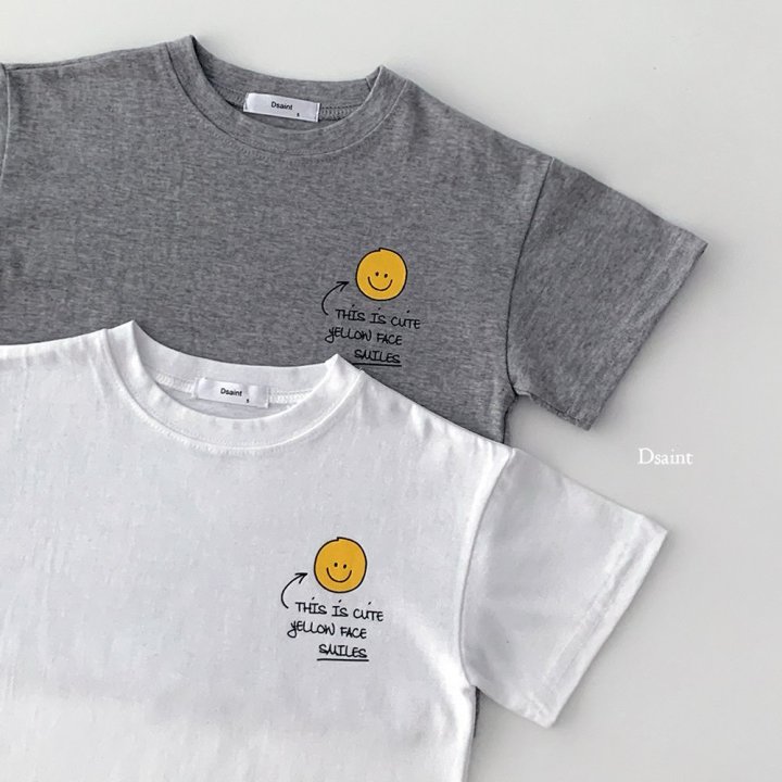 Dsaint - Korean Children Fashion - #kidsshorts - Arrow Smile Tee
