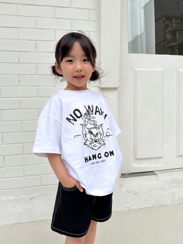 Dsaint - Korean Children Fashion - #kidsshorts - No Way Tom Jerry Tee - 9