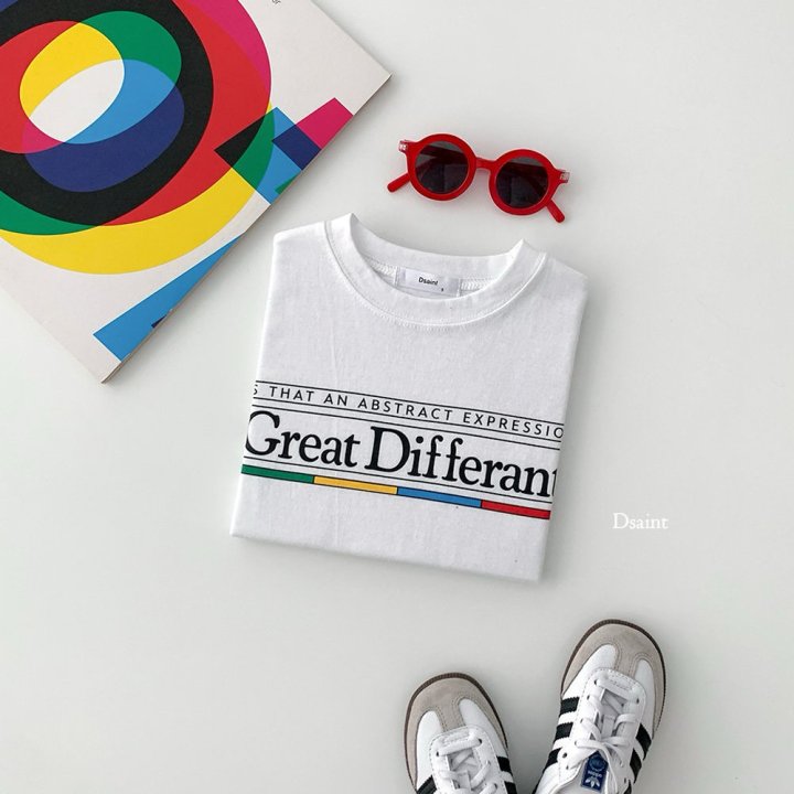Dsaint - Korean Children Fashion - #kidsshorts - Great Different Tee - 4